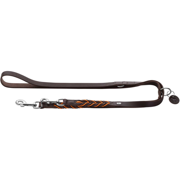 Hunter Solid Education Training Leash for Dogs (Dark Brown) Fashion