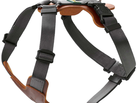 Hunter Aalborg Mixed Adjustable Harness for Dogs (Cognac Grey) on Sale