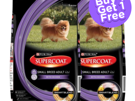 Purina SuperCoat Chicken Adult Small Breed Dog Dry Food (Limited Shelf Life) (Buy 1 Get 1) For Discount