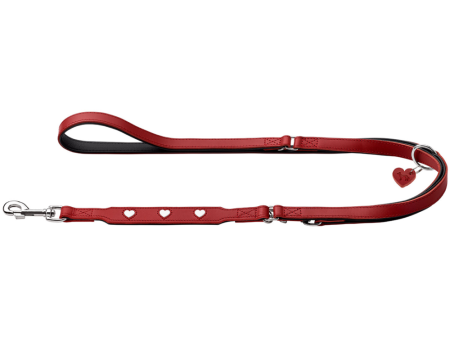 Hunter Love Training Leash for Dogs (Red) Hot on Sale