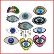 Wholesale 10pcs Fashion Clothing Accessories Bead Embroidery Heart Eye Mouth Glitter Patches Online