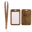 Wholesale 10pcs Leopard Print Album Expression Mobile Phone Strap Bus Access Card Work Card Embossed Card Holder Online now