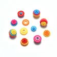 Wholesale 100pcs ABS Imitation Pearl Straight Hole Colorful Bayberry Rainbow Color Children s DIY Beads For Sale