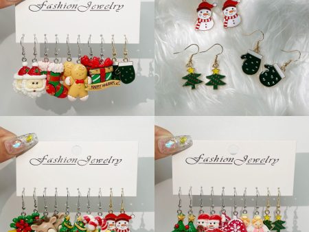 Wholesale 5pcs pack Christmas Ideas Christmas Tree Santa Claus Snowman Angel Little Elk New Set on Sale