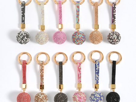 Wholesale Water Diamond Claw Chain Ball Backpack Pendant Car Keychains Online Sale