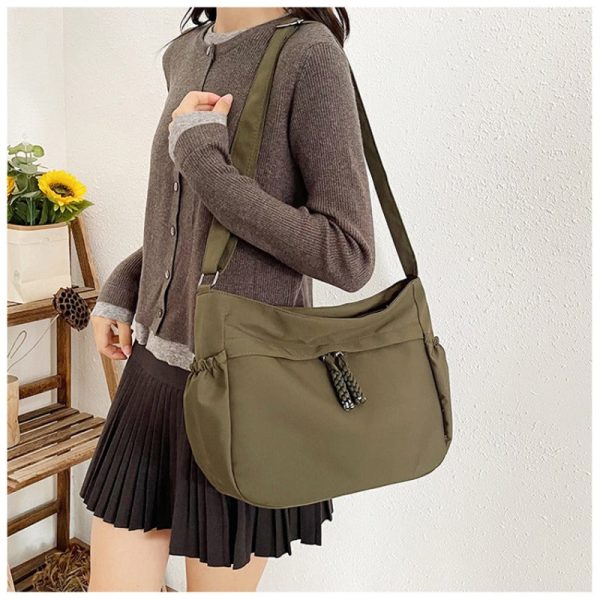 Wholesale Casual Large Capacity Canvas Commuting High-end Feel Tote Versatile Nylon Cloth Shoulder Bags Cheap