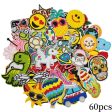 Wholesale Ironing Embroidery Dinosaur Embroidery Seal Cartoon Animal Smiling Face Patch Set For Sale