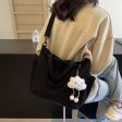 Wholesale Corduroy Tote Extra Large Capacity Student Class Commuter Versatile Shoulder Bags For Discount