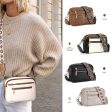 Wholesale Color Matching Multifunctional Zipper PU Adjustable Shoulder Strap Shoulder Bags Supply