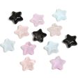 Wholesale 50pcs Gradient Color Sequins Five-pointed Star Transparent Love Acrylic Diy Beads Online Hot Sale