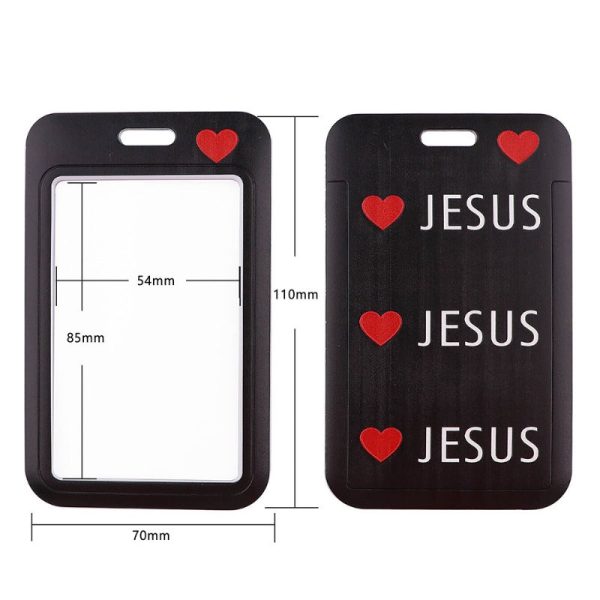 Wholesale 10pcs Jesus Mobile Phone Lanyard Fashion 2 in 1 Detachable Card Holder Online Sale