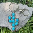 Wholesale 2pcs Turquoise Vintage Pumpkin Flower Cactus Western Style Keychain Online Hot Sale