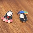 Wholesale 10pcs Japanese Cartoon DIY Alloy Oil Drop Pendant Cheap