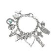 Wholesale Alloy Cross Alloy Wind Heart Exaggerated Bracelet Cheap