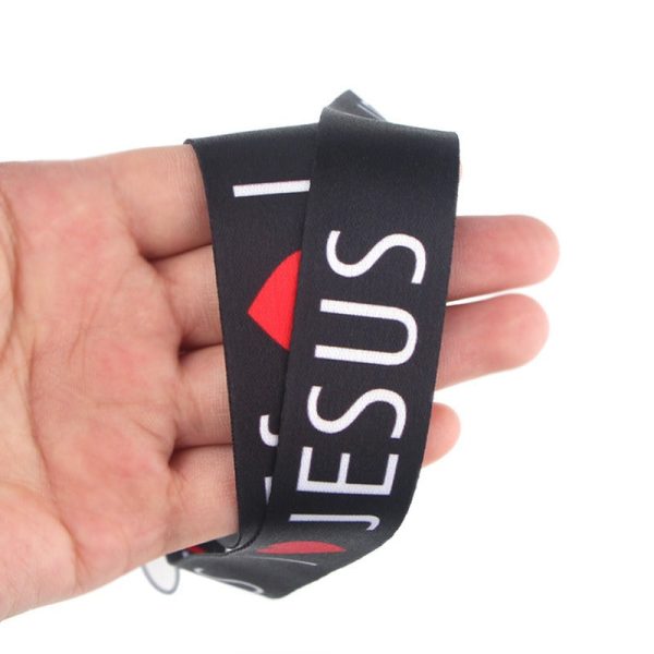 Wholesale 10pcs Jesus Mobile Phone Lanyard Fashion 2 in 1 Detachable Card Holder Online Sale