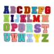 Wholesale 10pcs English Letter Cloth Stickers, Colored Towels, Embroidered Clothing Accessories, Patch Stickers For Cheap