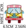 Wholesale Devil s Eye Embroidery Rainbow Bus Colorful Flower Embroidery Clothes Patch Fashion