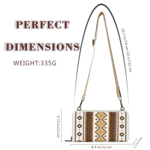 Wholesale Bohemian Ethnic Style Retro Zipper Canvas Fashion Portable Shoulder Bags on Sale