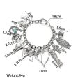 Wholesale Alloy Cross Alloy Wind Heart Exaggerated Bracelet Cheap