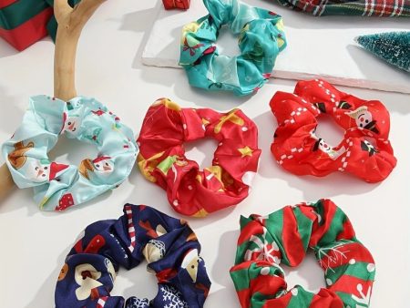 Wholesale Christmas Original Design Premium Large Intestine Hair Scrunchies Fashion