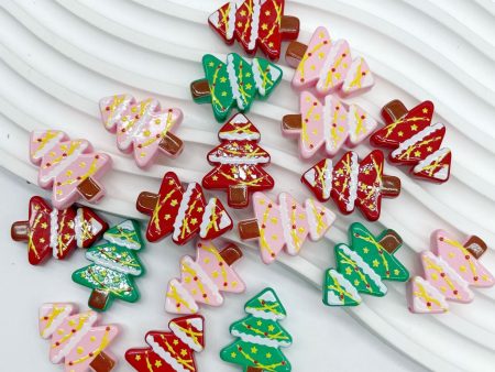 Wholesale 100PCS PACK Christmas Decoration Cute DIY Loose Beads on Sale