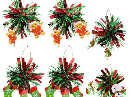 Wholesale 2 Pairs pack Christmas Atmosphere Fireworks Gingerbread Man Saint Candy Girl Celebration Earrings Online Sale