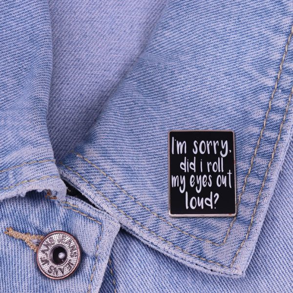 Wholesale Funny Satirical Humorous Brooch Online Hot Sale