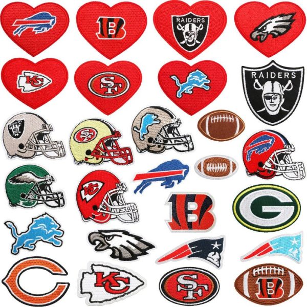 Wholesale Football Team Logo Baseball Embroidery Sports Team Logo Clothing Patch Online now