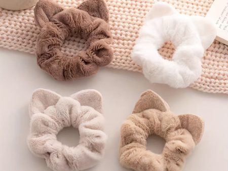 Wholesale Autumn Winter Plush Velvet Simple and Versatile Elastic Hair Scrunchies on Sale