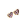 Wholesale 1 Pair of Elegant Cute Sweet Small Exquisite Alloy Fashionable Sweet Cool Love Commuting Versatile Earrings Hot on Sale