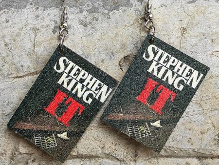 Wholesale 2 Pair Pack Scary Halloween Book Wooden Earrings Accessories Gift For Discount