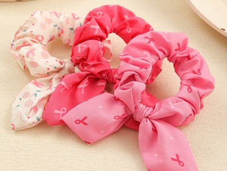 Wholesale Cute Original Design Rabbit Ear Hair Scrunchies For Sale