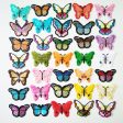 Wholesale Colorful Embroidered Butterfly Fabric Patch Down Jacket Jeans Hole Repair Stickers Handmade DIY Clothing Accessories Decorative Patch on Sale