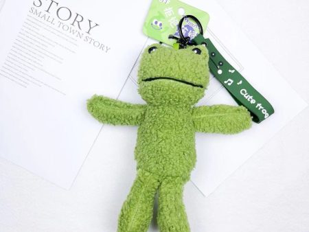 Wholesale Cartoon Frog Doll Cute Plush Keychains For Discount