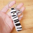 Wholesale 2pcs Western Style Animal Fur Pattern Camouflage Genuine Leather Personalized Handmade Keychains Discount