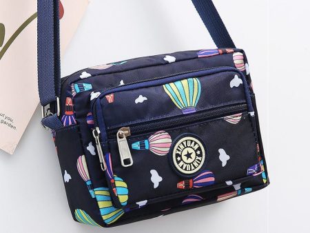 Wholesale Flower Cloth Diagonal Cross Oxford Cloth Canvas Shoulder Bags Hot on Sale