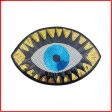 Wholesale 10pcs Fashion Clothing Accessories Bead Embroidery Heart Eye Mouth Glitter Patches Online