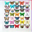 Wholesale Colorful Embroidered Butterfly Fabric Patch Down Jacket Jeans Hole Repair Stickers Handmade DIY Clothing Accessories Decorative Patch on Sale