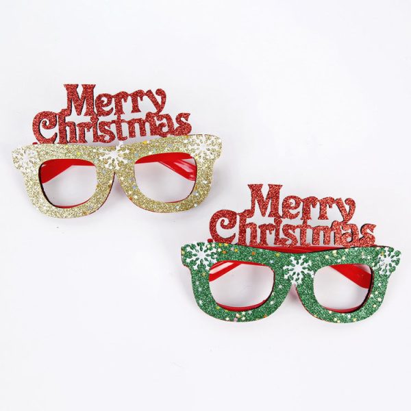 Wholesale New Christmas Decoration for Adults Kids Toys Gifts for The Elderly Snowman Antlers Creative Glasses Online Sale