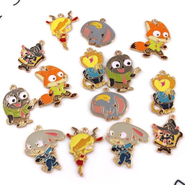 Wholesale 10pcs Cartoon Cute Creative Diy Cartoon Pendant Online now