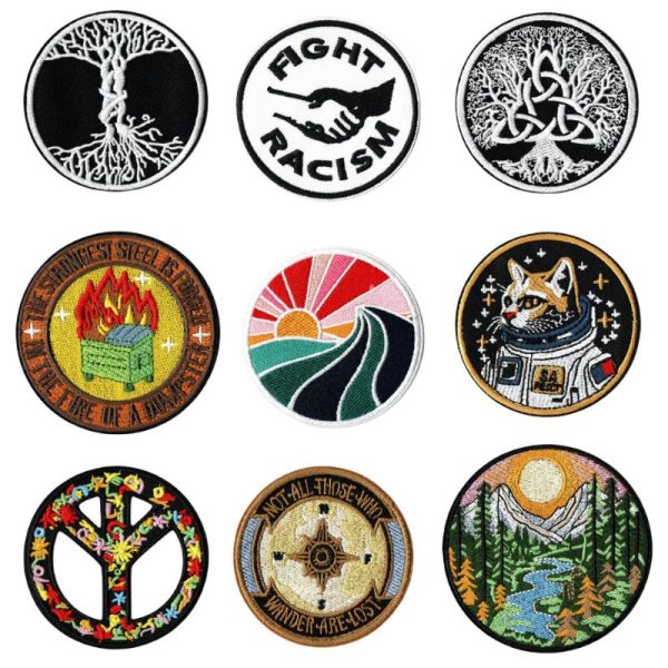 Wholesale DIY Fashion Computer Embroidery Seal Skull Embroidery Trendy Patch Discount