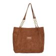 Wholesale Corduroy Large Capacity Casual Style Simple and Western Commuter Shoulder Bags Cheap