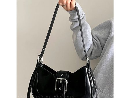 Wholesale Vintage Babes Underarm Textured Crescent Shoulder Bag For Cheap