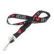 Wholesale 10pcs Jesus Mobile Phone Lanyard Fashion 2 in 1 Detachable Card Holder Online Sale