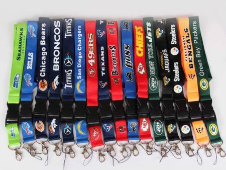 Wholesale Football Work Card Mobile Phone Lanyard Supply