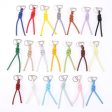 Wholesale Triangle PU Hand Woven Diamond Knot Keychains For Cheap