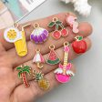 Wholesale 1 New Oil Dripping Alloy Colorful Simulation Apple Cherry DIY Pendant Sale