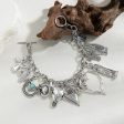 Wholesale Alloy Cross Alloy Wind Heart Exaggerated Bracelet Cheap