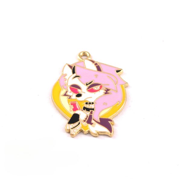 Wholesale 10pcs Alloy Oil Drop Diy Cartoon Decoration Pendant Keychain Earring Pendant Jewelry Accessories Online Hot Sale