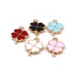 Wholesale 10pcs Four Color Lucky Clover Diy Alloy Oil Drop Pendant For Sale